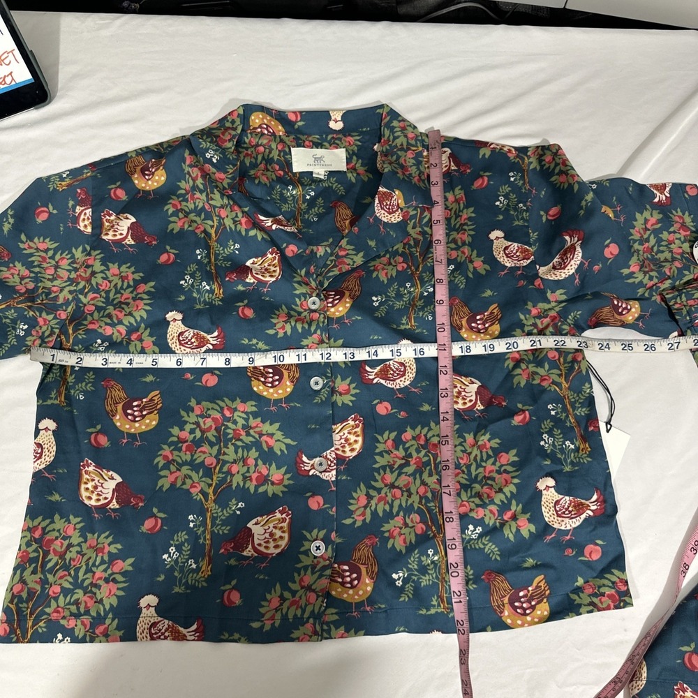 NWT $198 Printfresh‎ [ Small Tall ] Eco Satin Wildest Dreams Set Hen House T2164 - Picture 5 of 16